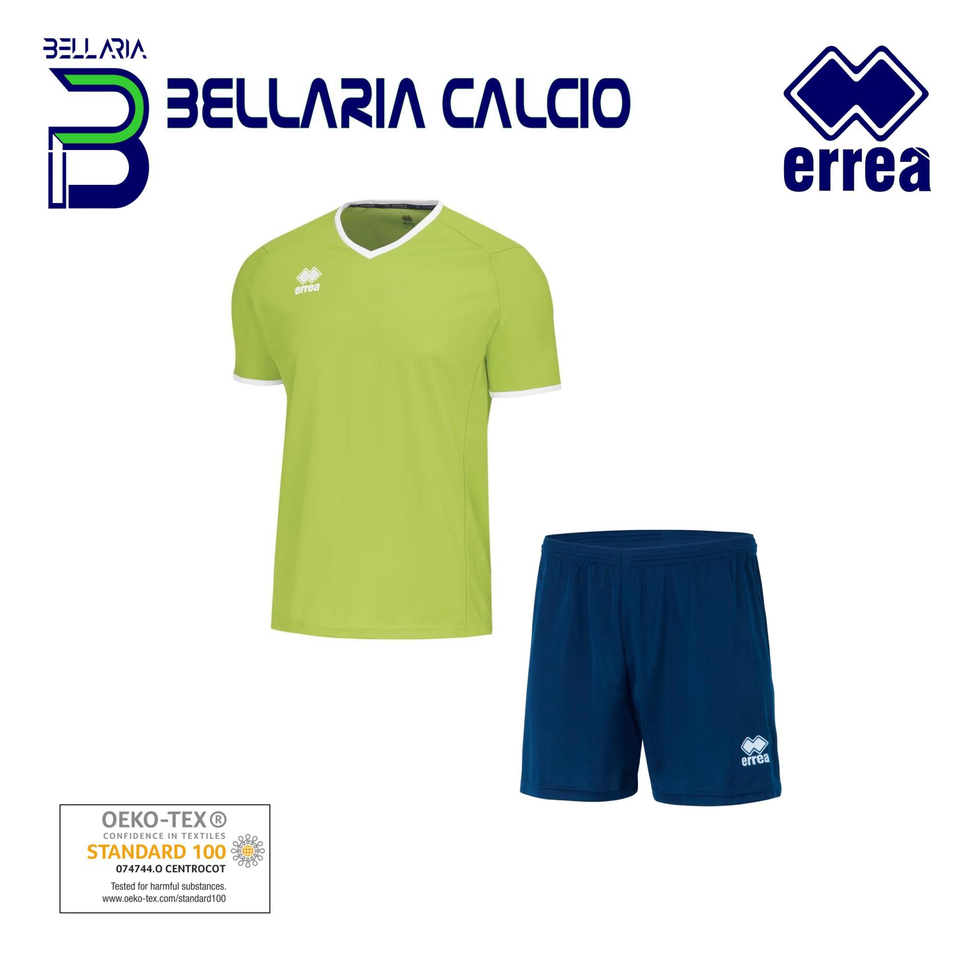 COMPLETO ALLENAMENTO ESTIVO BELLARIA ERREA MOD.MAGLIA LENNOX/PANTA NEW SKIN